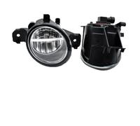 Cujjsrwp 2PCS Fog Lamp Assembly Super Bright For LED Light With Angel Eye For NISSAN For X-Trail For AQASHQAI For QASHQAI +2 (J10, JJ10) 2007-2012 Fog Lamp(-BM)