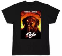 Cujo T Shirt - 80's Stephen King Horror Halloween Black