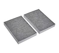MANN-FILTER CUK 23 014-2 Cabin Air Filter - Pollen Filter with Activated Carbon - (set of 2) for Cars + Transporters