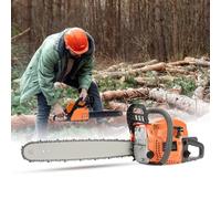 cukoekim 58cc Gas Chainsaw, 20-inch Gas Powered Chainsaw Cordless Top Handle Chain Saw, 550ml Fuel Tank, 2-Stroke High Performance Petrol Chain Saw for Wood Cutting and Tree Trimming 20Inch