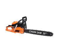 cukoekim 58cc Gas Chainsaw, 20-inch Gas Powered Chainsaw Top Handle Chain Saw with Automatic Oiler, Non-Slip Shock-Absorbing 2-Stroke High Power Petrol Chain Saw for Wood Cutting and Tree Trimming Red