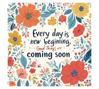 cukol cukol Flower 11ct Stamped Cross Stitch Kits for Adults, 12x12 in