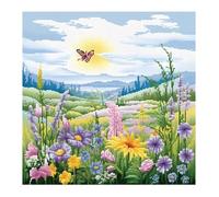 cukol cukol Natural Landscape 11ct Cross Stitch, 11 Count Counted Stamped Printed Cross Stitch Embroidery Kits for Adults Beginners Starter Advanced Easy Crossstitch Patterns Set Needlepoint 16x16 in