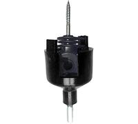 Cukol Electric Fence Drill Chuck for Insulators Screw, Electric Fence Fencing Posts Plastic Chuck Keys for Drill Makes The Insulator Screw Faster and Easier to Install Without Hand Screwing (Black)