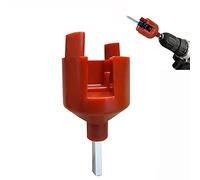 Cukol Electric Fence Drill Chuck for Insulators Screw, Electric Fence Fencing Posts Plastic Chuck Keys for Drill Makes the Insulator Screw Faster and Easier to Install Without Hand Screwing