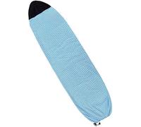 Cukol Surfboard Sock Cover, Quick Dry Stretch Surfboard Bag with Drawstring Closure & Padded Nose Protector Surfing Accessories 200X50CM Blue