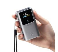 CUKTECH 10 Mini 55W Power Bank Fast Charging,10000mAh(2S1P) Portable Charger USB C In & Out,Small Battery Pack with LED Display Compatible with iPhone16 15 14 13 12 Pro Max Samsung S23, iPad and More