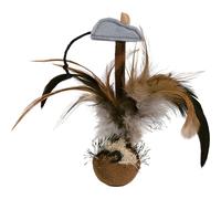 Culbuto flying cat ball with mouse/chip, plush Trixie