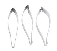 CULER Petal Leaf Veining Molds Fondant Cutters Gumpaste Flower Making Tools Silicone Veiner Cake Decorations for Bakery (Molds)