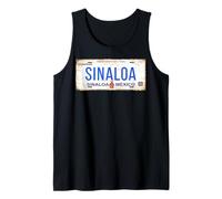 Culiacán Sinaloa Mexico License Plate Travel Vacation Beach Tank Top