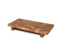 Culimat Culimat cutting board 50x25 cm Oak-Stainless Steel Tray