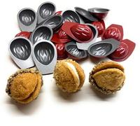 CULIMI Mini Tart Pan Walnut Shape - Non-Stick Surface Baking Tin - Perfect for Russian Oreski Desserts - Easy Release and Clean - Durable and Inspiring Design for Home Bakers