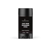 Culina Cast Iron Seasoning Stick | 100% Organic Ingredients | Best for Non-stick Cooking & Restoring | for Cast Iron Cookware, Skillets, Pans & Grills!…