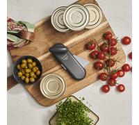 Culinare MagiCan Auto Tin Opener, Grey, Plastic/Stainless Steel, One Hand Operated Manual Can Opener with Clamp