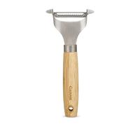 Culinare Naturals Julienne Y Peeler, Sharp Potato/Vegetable Peeler for Julienne Slices, Sustainable Bamboo/Stainless Steel, 17.5cm, Kitchen Utensil, Sharp Metal Blade, Not Dishwasher Safe