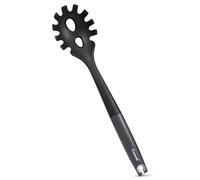 Culinare Spaghetti Spoon with Portion Measure, Heat Resistant Pasta Server Safe for Non Stick Cookware, Dishwasher Safe