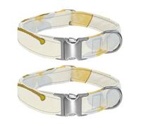 Culinary Bite Bliss Adjustable Pet Collar for Small Medium Large Dogs & Cats, Reflective Strip for Night Safety, Soft Comfort Pad