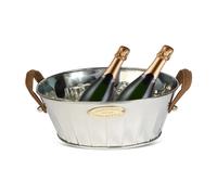 Culinary Concepts Heritage champagne cooler with leather handle 30 cm
