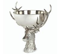 Culinary Concepts Large Punch Bowl with Stag Stand