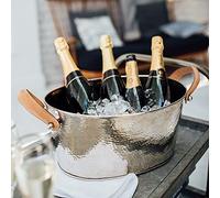 Culinary Concepts London Champagne Hammered Half Sized Champagne Bath
