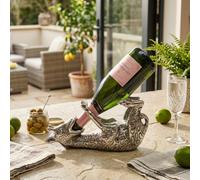 Culinary Concepts London Giraffe Wine Bottle Holder - Nickel Finish