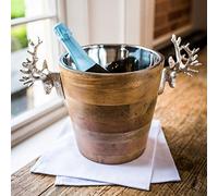 Culinary Concepts London Huntsman Stag Head Wooden Wine Cooler