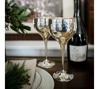Culinary Concepts London Pair of Hammered Wine Goblets