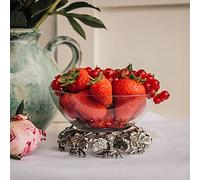 Culinary Concepts London Small Buzzy Bee Stand with Glass Bowl - Silver