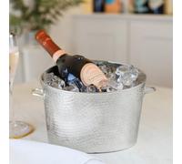 Culinary Concepts Small Palace Champagne Bath / Drinks Cooler Ice Bucket Silver