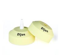 Culinary ID Bands Dijon Silicone Bottle Lid Cover, Food Grade Reusable Label for 16-32 oz Squeeze Bottles, Color Coordinated Sauce Identifier for Kitchens and Restaurants