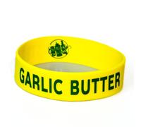 Culinary ID Bands "Garlic Butter" Silicone Label Band for 16, 20, and 24 oz. Squeeze Bottle - Ideal for Use with Standard and Wide Mouth Squeeze and Sauce Bottles, Durable and Stretchable, Green