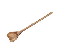 Culinary Love in Every Stir Unique Heart Shaped Mixing Spoon Made from Acacia Wood (28.5 * 6cm Love spoon)