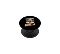 Culinary Rockstar Baking Baker Chef Kitchen PopSockets Adhesive PopGrip