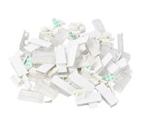 Culinavog 100 Pcs Cable Clips Self Adhesive, 30 Pcs Small + 30 Pcs Medium + 40 Pcs Large Adhesive Cable Organiser, Wire Organizer Clips Cord Holder, Cable Management Under Desk