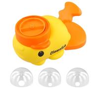 Culinavog 2-in-1 Dog Treat Dispenser Toy, Interactive Pet Slow Feeder for Small Medium Dogs, Enrichment Puzzle Toy for Training, Boredom Relief, Fun Mealtime (Yellow)