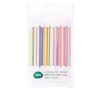 Culinavog 3D Pen Filament Refills, Printer Filament Bundle High Toughness, Printing Threads 2.5mm Multicolor Flexible Durable, Non-Toxic and Non-Clogging for 3D Doodler Start Pen, 22 Colors