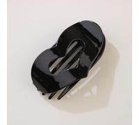 Culinavog 5 Pcs Leopard Flat Round Hair Claw Clip, Love Duckbill Clips for Women, Leopard Print Flat Oval Hair Clips, Amber Lay Strong Hold for Thick & Thin Hair Elegant French