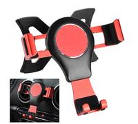 Culinavog Car Phone Holder, Gravity Phone Holder, Upgrade Design Aluminum Alloy Rotation, Air Vent Car Phone Mount Cradle for 360° Rotation, Compatible with Audi A3 (Red)