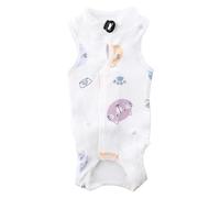 Culinavog Cat Recovery Suit, Breathable Cotton Surgical Recovery Onesie, Post-Surgery Suit for Spayed Female Cats, Anti-Licking Body Clothes, Cone Alternative for Abdominal Wounds Skin Care