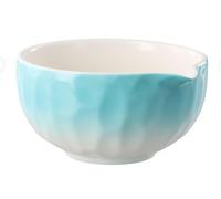 Culinavog Ceramic Matcha Bowl Set, 500 ml Ceramic Mixing Bowl with Small Pour Spout, Mini Fruit Salad Mixing Cups, Easy to Clean, Reusable Mini Porcelain Matcha Cup for Home, Kitchen, Parties