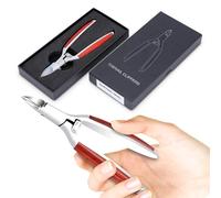 Culinavog Nail Scissors for Thick and Deep Ingrown Toenails, Professional Toenail Clippers Cutters, Stainless Steel Foot Nail Clippers, Corner Pliers, Super Sharp Curved Blade Grooming Tool
