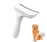 Culinavog Self-Cleaning Pet Grooming Brush for Dogs & Cats-Slicker Brush with Smooth Handle,Pet Hair Shedding Removal Comb,Removes Loose Fur, Shedding,Tangles & Mats,Safe for Long & Short Hair,White