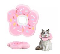 Culinavog Soft Cat Recovery Collar, Adjustable Flower Cone for Cats, Waterproof Pet Cone Collar, Alternative to Surgery Cone, Stop Licking and Scratching, Comfortable for Kittens