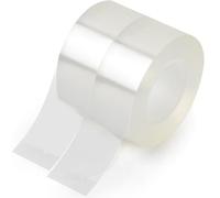 Culinavog Window Seal Tape, 2 Pieces Waterproof Window Draft Isolation Sealing Film Tape, Transparent Weather Stripping Stickers for Kitchen, Clear Adhesive Tape for Door, Wall, Home (3 cm × 10 m)