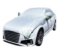 CulineformX Car Frost Windscreen Cover For Winter, Half Car Screen Cover Anti Hails Ice Snow Protector With Hooks And Reflective Stripes Universal Fits Sedan SUV/MVP