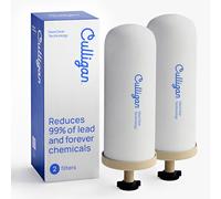 Culligan with MaxClear Technology 7” Gravity Ceramic Water Filter Compatible with all Gravity Water Filter Systems, NSF/ANSI Certified to Reduce Lead, Microplastics, Total PFAS, 2-Pack