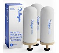 Culligan with MaxClear Technology 7” Gravity Ceramic Water Filter Compatible with all Gravity Water Filter Systems, NSF/ANSI Certified to Reduce Lead, Microplastics, Total PFAS, 3-Pack