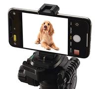 Cullmann - 41142 - CROSS CX142 Smartphone Holder with Accessory Shoe (Universal Use) - Adjustable Width from 63 to 105 mm