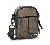 Cullmann - 90221 - MALAGA Compact 300 Camera bag for compact cameras, brown - inside dimensions: 70x110x40mm - water-repellent due to 450D Rip-Stop Polyester PU coating