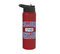Culloden Scotland 1746 Remember and Honor Collegiate Aged Stainless Steel Insulated Water Bottle